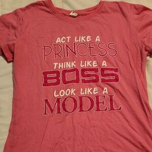 Pink Graphic Kids T-Shirt